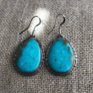Sterling silver turquoise earrings